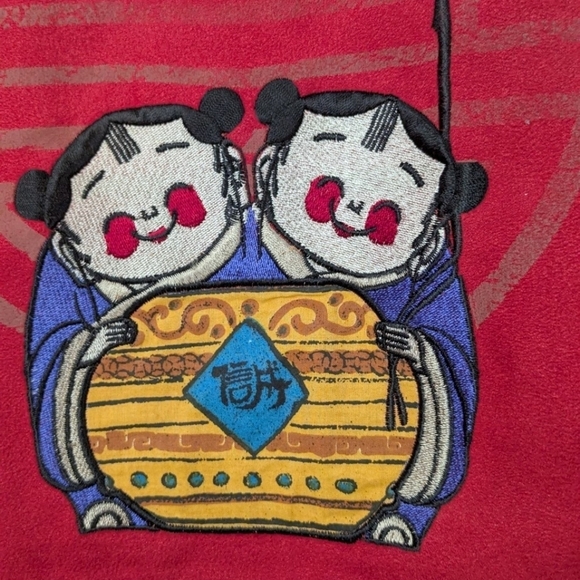 Chico's size 3 button down shirt with embroidery - Picture 8 of 13